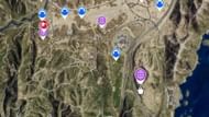 The location of the RON Alternate Wind Farm Facility on the map (Image via GTA Base)